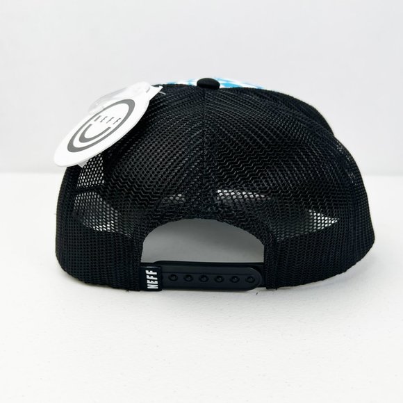 Neff Men's Blue and White Checker Snapback Hat - NWT - One Size - Picture 4 of 7